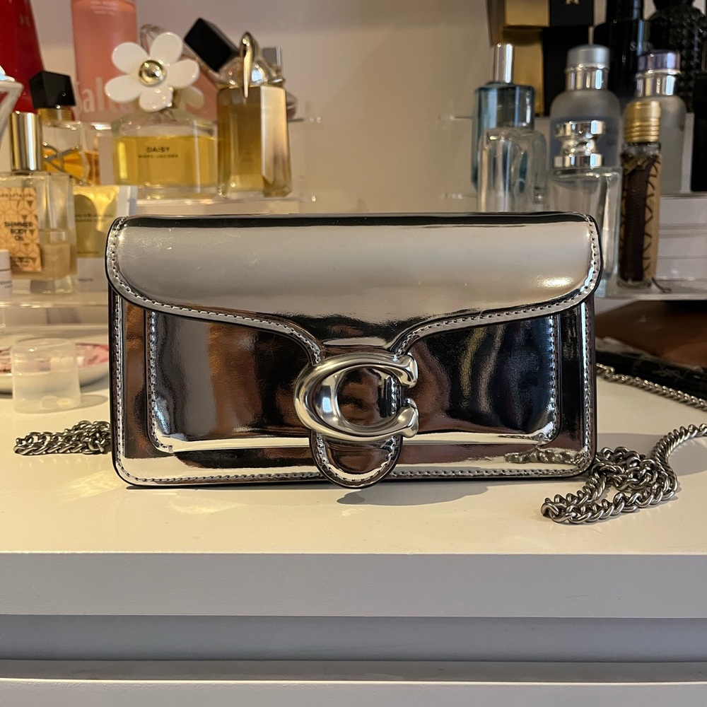 Coach Women’s Silver Crossbody Bag